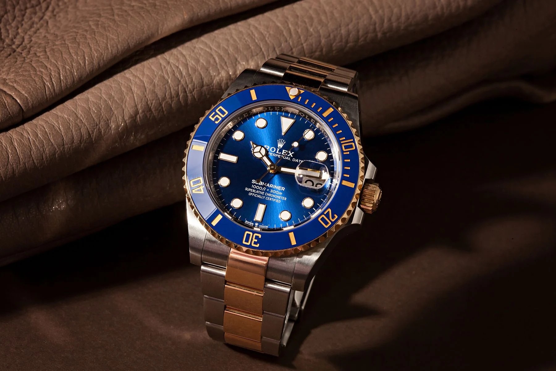 Rolex Submariner «Bluesy» – синий циферблат, сталь и золото 18 карат, 41 мм
