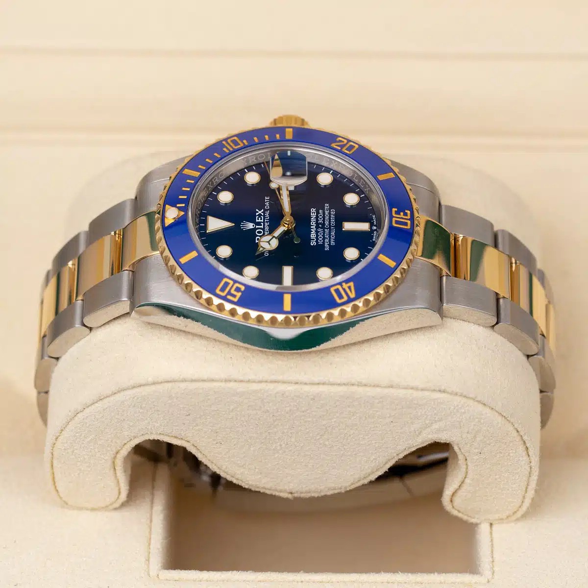 Rolex Submariner «Bluesy» – синий циферблат, сталь и золото 18 карат, 41 мм