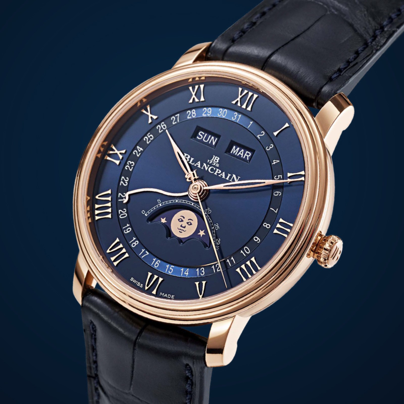 Blancpain Villeret Moonphase – сини
