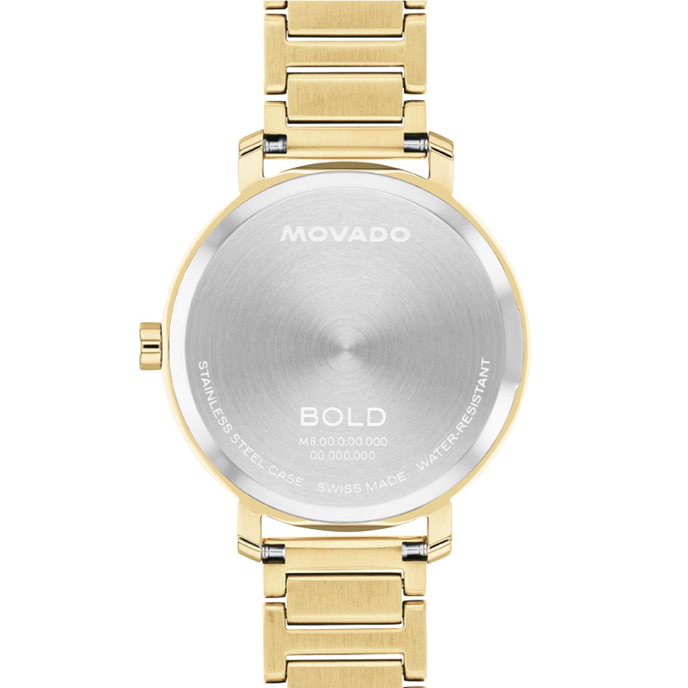 Movado BOLD Evolution 2.0 – золотистый циферблат, браслет в тон, 34 мм
