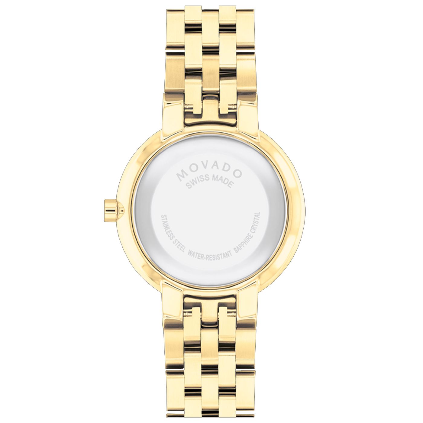 Movado Museum Classic – чёрный циферблат, золотистый браслет, 29,5 мм